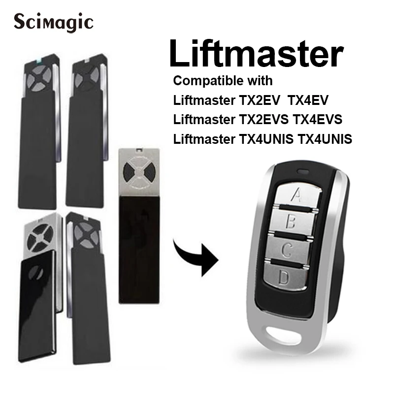 Пульт дистанционного управления для Liftmaster TX2EV/TX2EVS/TX4EV/TX4EVS/TX4UNI/ TX4UNIS 433 92 МГц клон