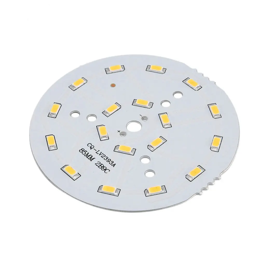 220V 3W LED SMD Round Chip Bulb Light Aluminum Plate Board Module Lamp