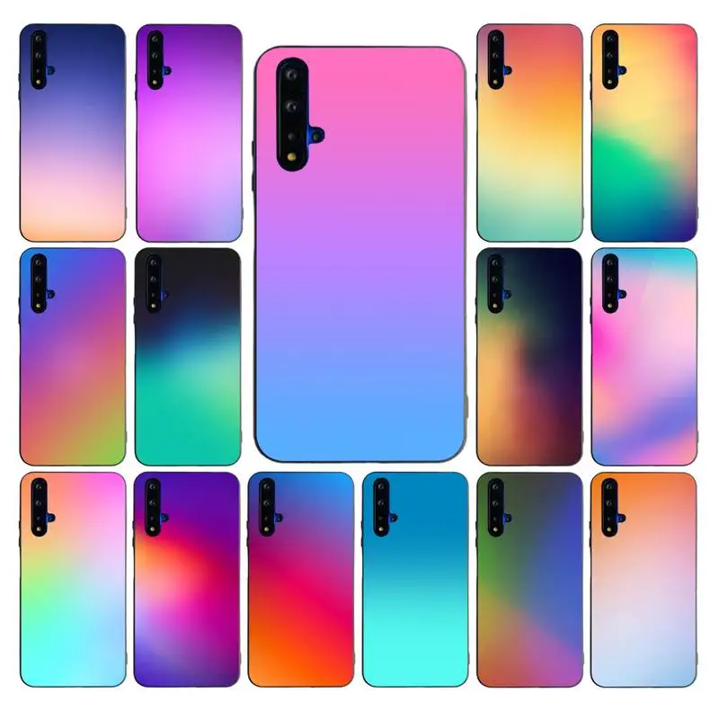 YNDFCNB чехол для телефона с градиентным цветным изображением huawei nova 2 i plus 3 E 4 5 pro 6 SE 5g