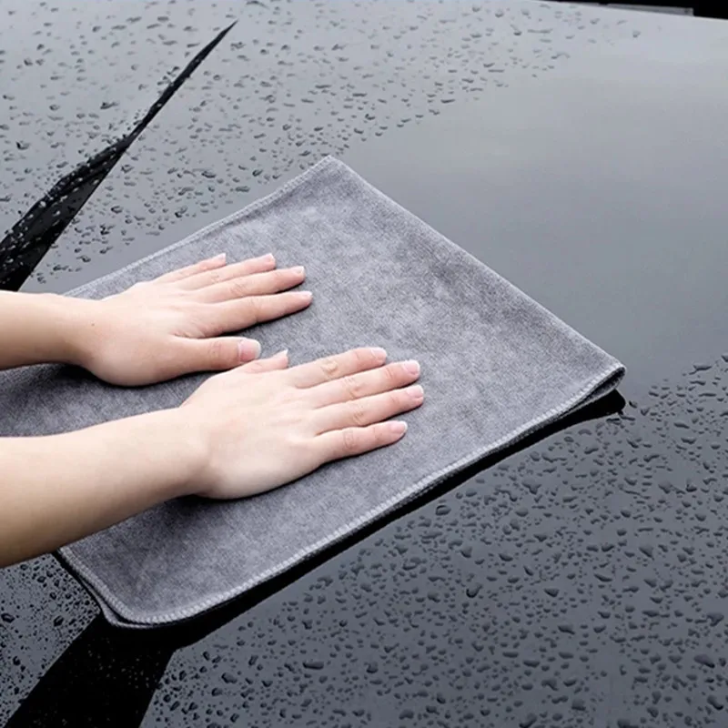 1PC 30/40/60cm Wiping Rags Efficient Microfiber Super Soft Absorbent Towel Car Wash Care Home Cleaning Towel Drying Cloth Towels microfiber towel cleaning cloth microfiber wash towel towel cleaning cloth