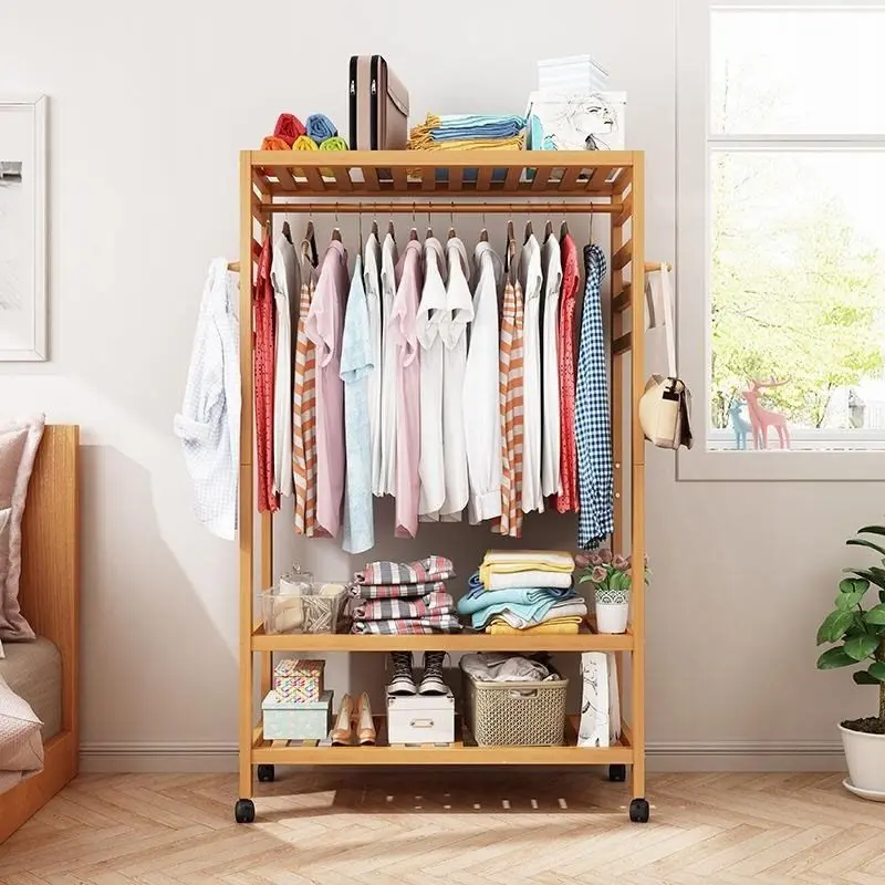 Rollende Kleiderständer, Kleiderständer, zum Aufhängen, robust, mit Schuh- und Kleidungsaufbewahrung, Organizer-Regalen
