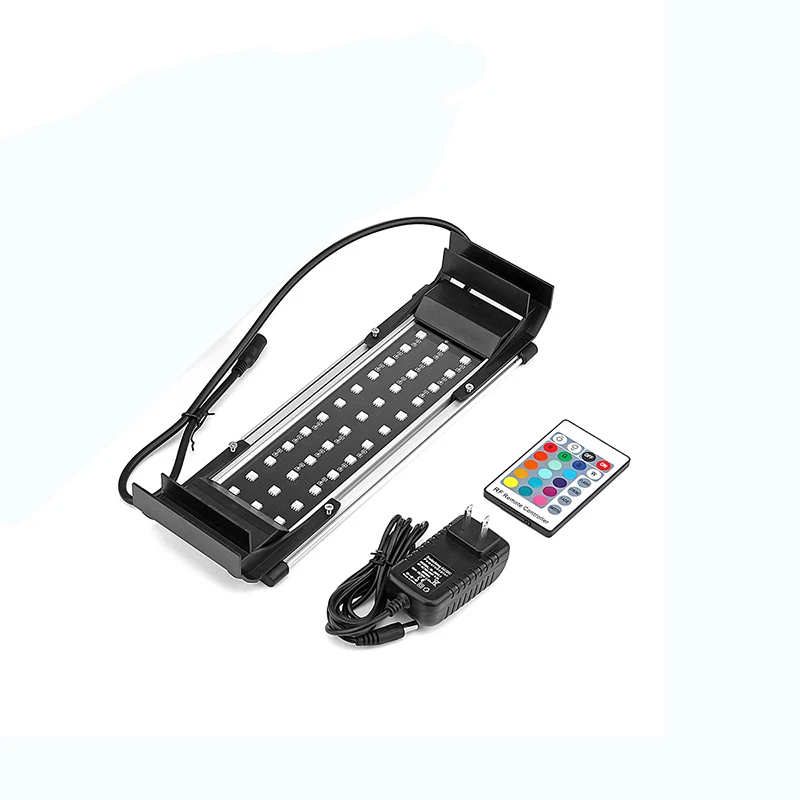 

8W 5050 SMD 36LED Aquarium Light Remote Control RGB Lighting For Aquarium Dimmable Fish Tank Lamp UK/EU/US Plug Luz Verlichting