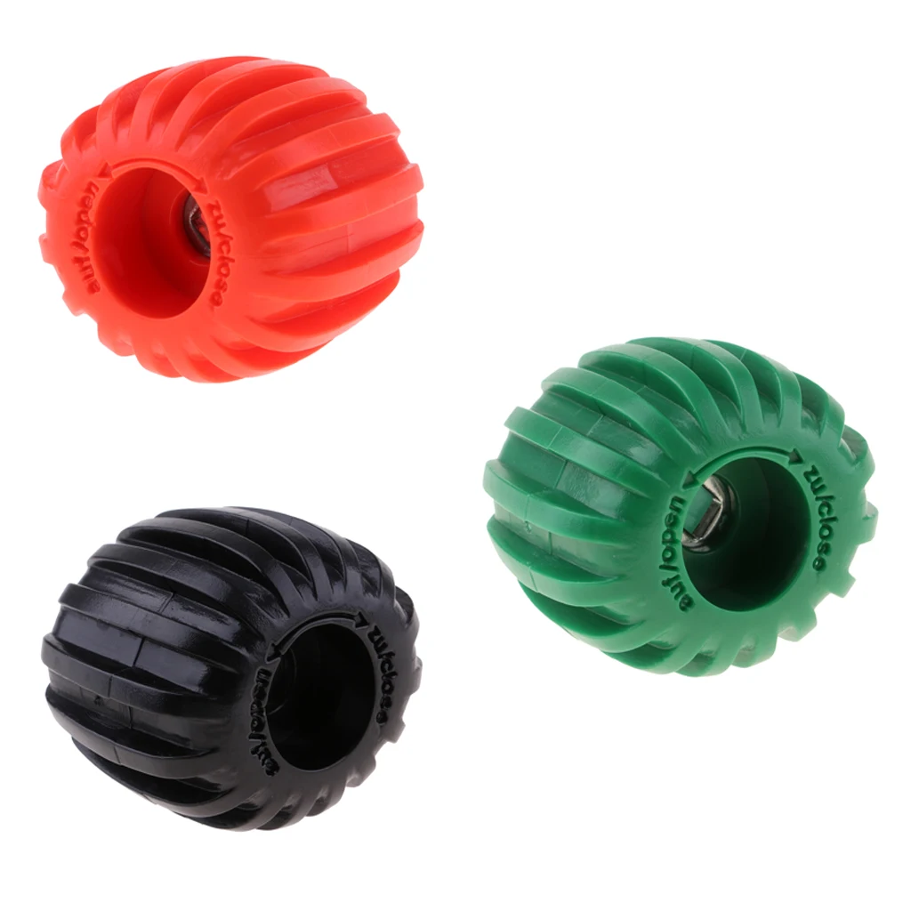 3 Pcs Scuba Diving Tank Valve Knob Handwheel On/Off Part Handgrip Accessory