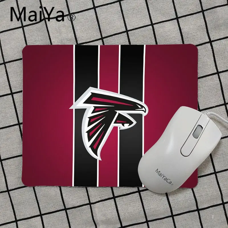 No Lock Edge18x22cm Maiya высокое качество Atlanta Falcons уникальная настольная панель коврик для игровой мыши Лидер продаж подставка под руку мышь - Цвет: No Lock Edge18x22cm