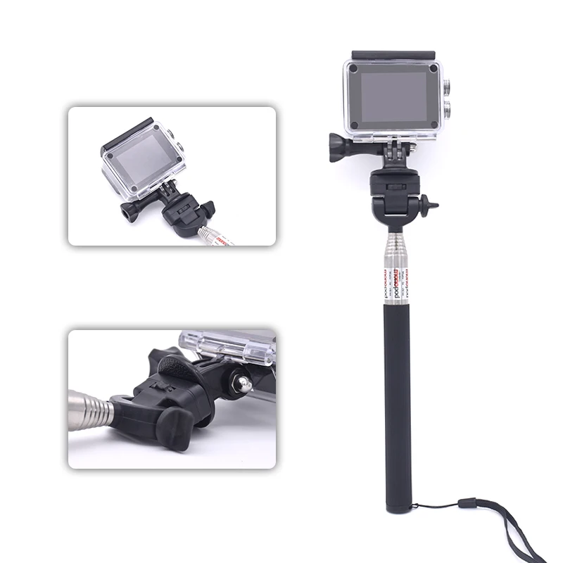 Аксессуары для Gopro ручная селфи палка монопод Штатив Адаптер для Gopro hero 6 5 SJCAM SJ4000 Xiaomi yi Экшн-камера
