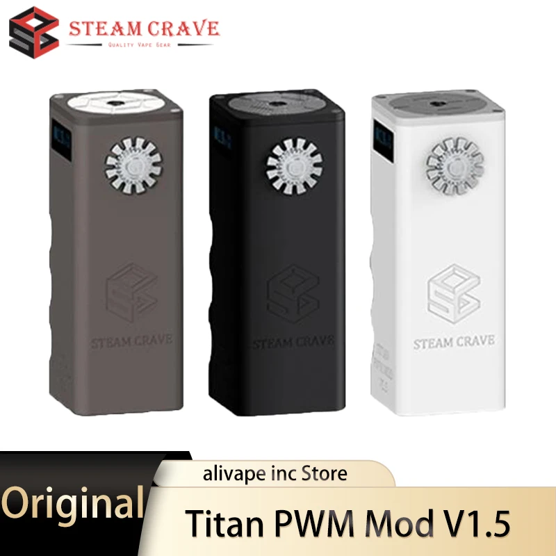 Оригинальный мод Steam Crave Titan PWM V1.5 двойные аккумуляторы 18650 для электронной