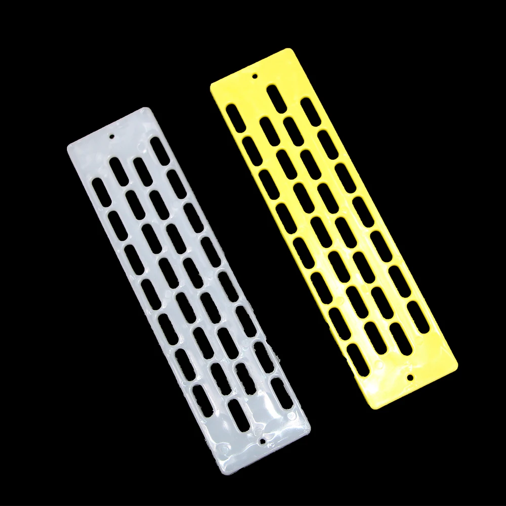 

10PCS Beekeeping Bees Plastic Anti Escape Fly Anti-Run King Sheet Pieces White Holes Spacer Hive Equipment Tools Supplies