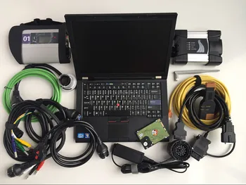 

mb star c4 multiplexer for bm-w icom next wifi 2in1 diagnostic tool in laptop t410 with 1tb hdd software 2020.3 ready to use