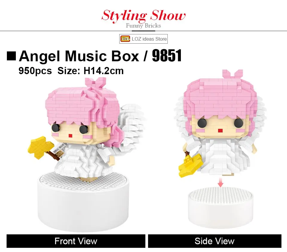 LOZ 9851 Angel Music Box