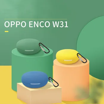 

2020 Silicone Wireless Bluetooth Earphones Protective Cover Shell for OPPO ENCO W31 Anti-fall Earphone Case