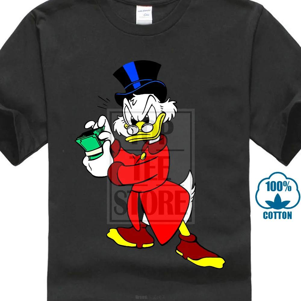 Fashion Cool Men T Shirt Women Funny Tshirt Scrooge Mcduck Full Customized Printed New Graphic Letter |