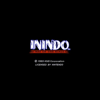 

Inindo - Way of the Ninja USA Version 16 bit Big Gray Game Card For NTSC Game Player