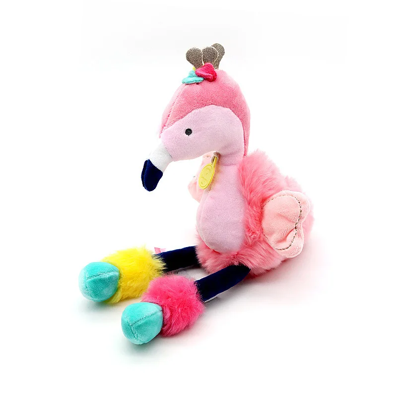 

France Doudou Import Children Soft Plush Toys Flamingo Doll