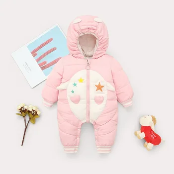 

2020 New Autumn Baby Girls Rompers Winter Baby Boys One-Piece Suit Newborn Clothes Thicken Outer Wear Infant Ropa De Bebe