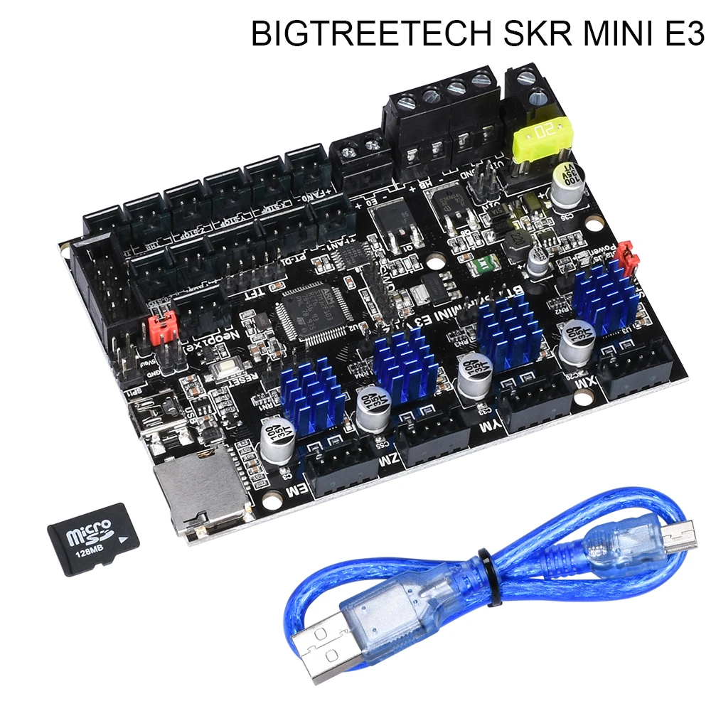 JINXIUCASE Pi/èces Imprimante 3D SKR Mini-E3 V1.2 32Bit Control Board avec TMC2209 UART Pilote SKR v1.3 E3 Dip for Creality Ender 3 Couleur : E3 Dip TMC2208 UART