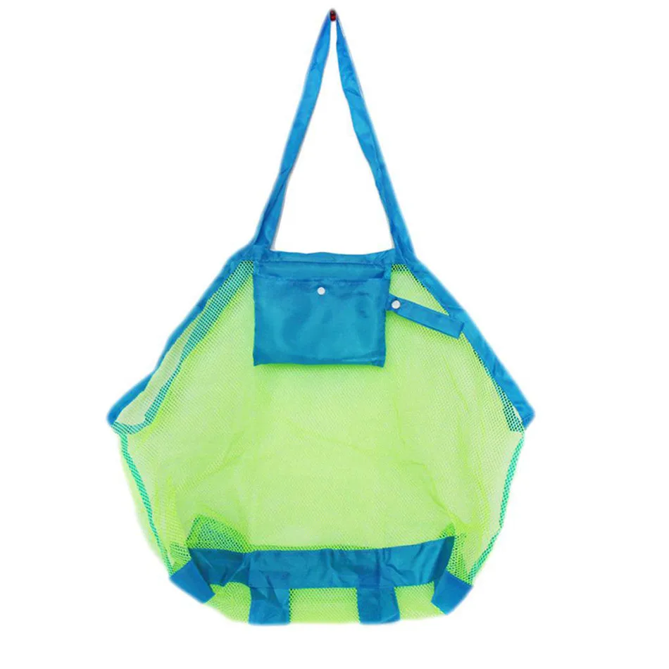 

Foldable Large Capacity Mesh Shoulder Bag Shopping Tote Handbag Pouch Swimsuit Storage Organizer