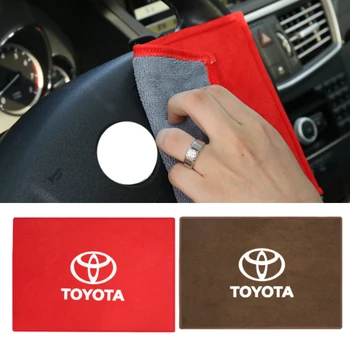 

Car Cleaning Cloth for Toyota Logo Corolla E150 Camry Prius Land Cruiser Wish Rav4 Yaris Hilux Avensis Prado Caldina Wash Towel