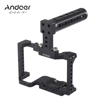 

Andoer Camera Cage Video Film Movie Making Stabilizer Aluminum Alloy Shoe Mount for Sony A6500/A6400/A6300/A6000/NEX7 Camera