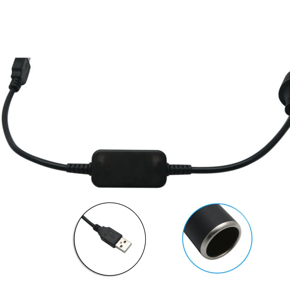 12V автомобильный прикуриватель удлинитель оборудование адаптер питания конвертер 1 шт черный