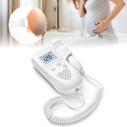 Fetal Baby Heartbeat Detector Home Digital Display Pregnant Baby Heart Rate Monitor (Fetal Heart Rate Monitor No Radiation