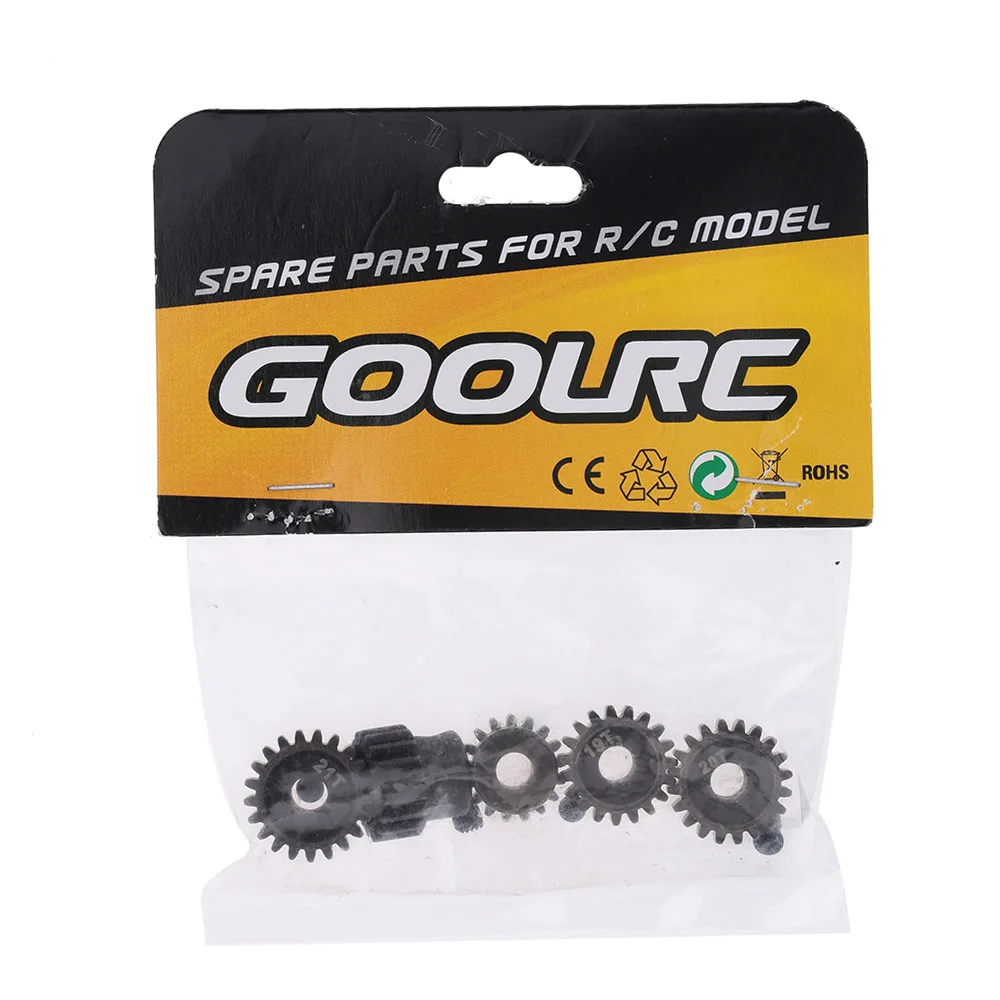 

Original GoolRC 5Pcs 32DP 5mm 17T 18T 19T 20T 21T Motor Pinion Gear Combo Set for 1/10 RC Car Brushed Brushless Motor