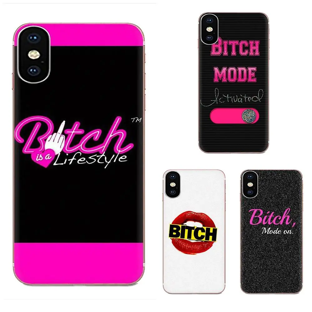 TPU Custom Phone Bitch Mode For Apple iPhone 4 4S 5 5C 5S SE SE2020 6 6S 7 8 11 Plus Pro X XS Max XR | Мобильные телефоны и