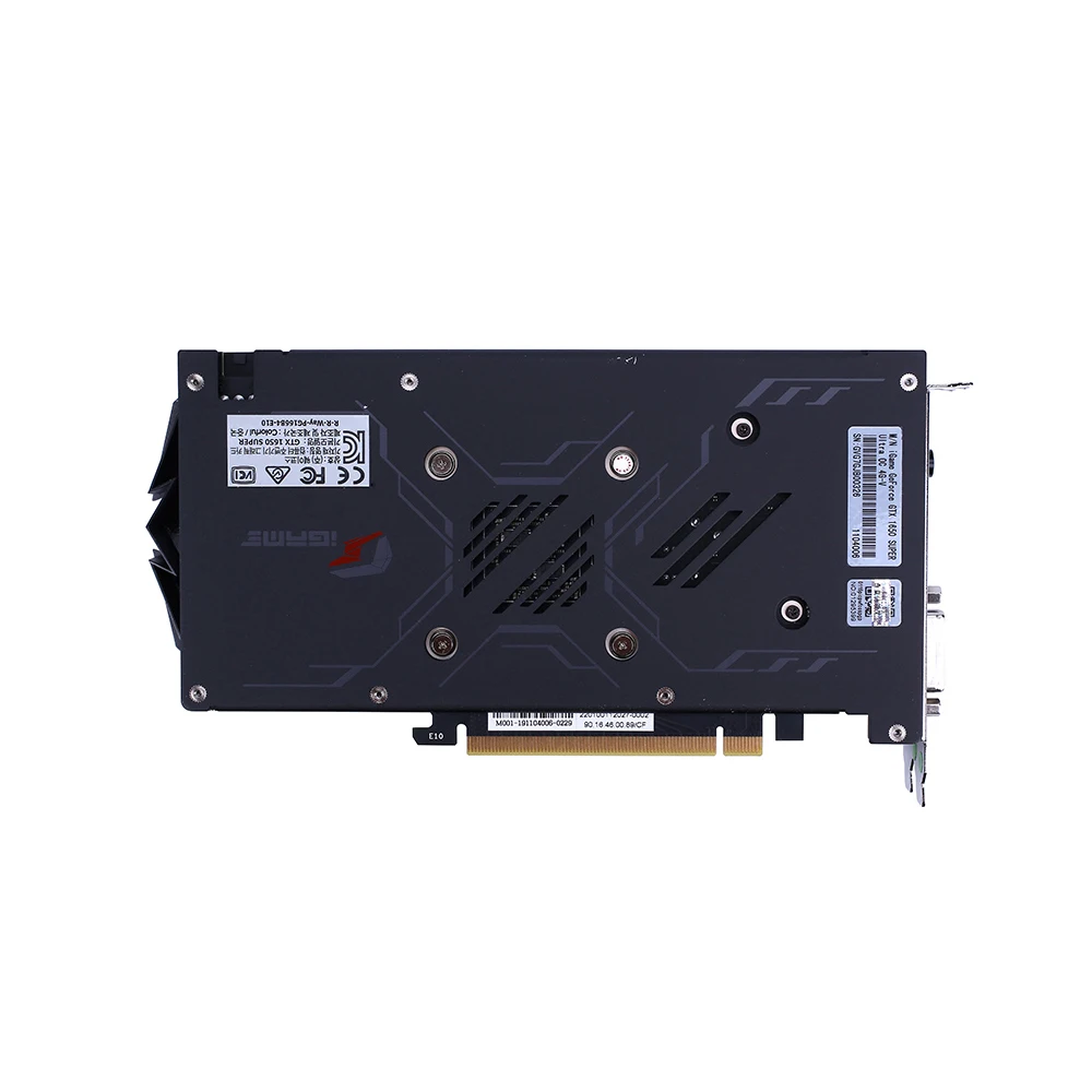 Красочная графическая карта iGame GeForce GTX 1650 SUPER Ultra OC 4G GDDR6 128 бит 1725 МГц компьютерная игровая видеокарта