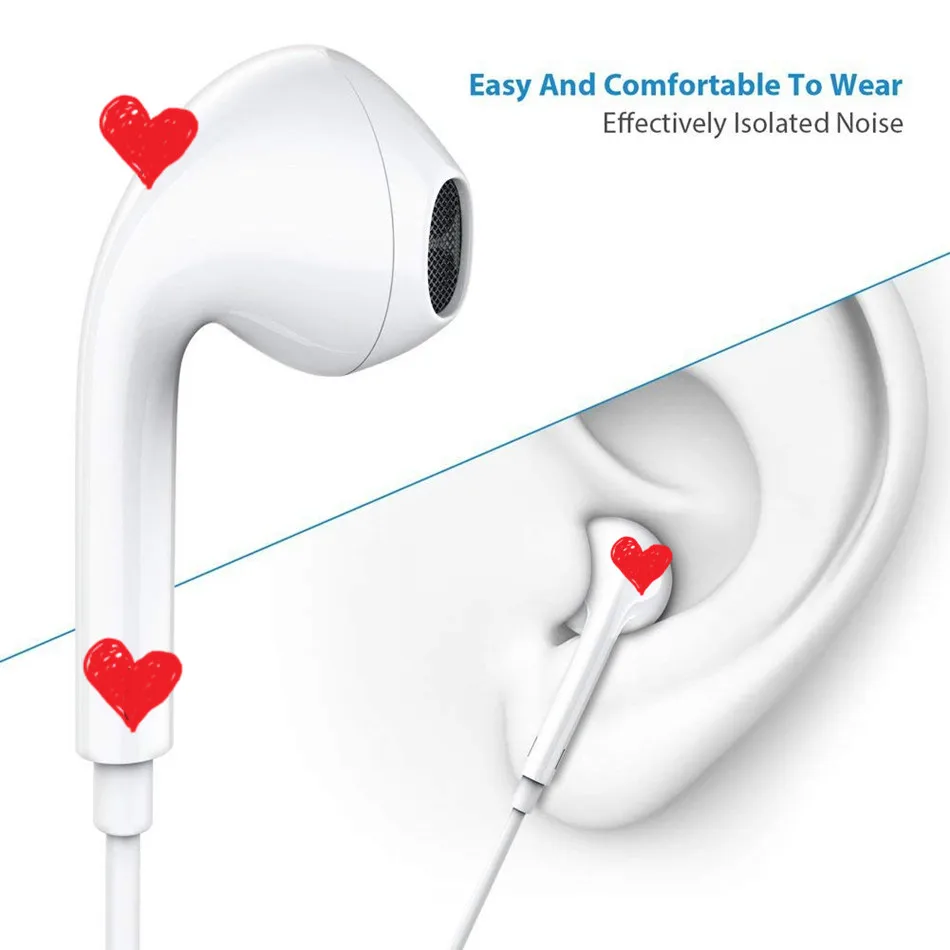 Проводные наушники 3 55 мм для iPhone Xiaomi Auriculares type C huawei с микрофоном auriculares