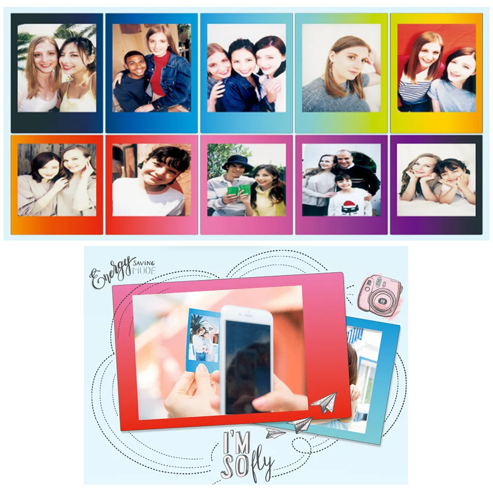 Fujifilm Instax широкоугольный фотоаппарат Мгновенной Печати фотобумага для Fujifilm Instax WIDE300 20 листов