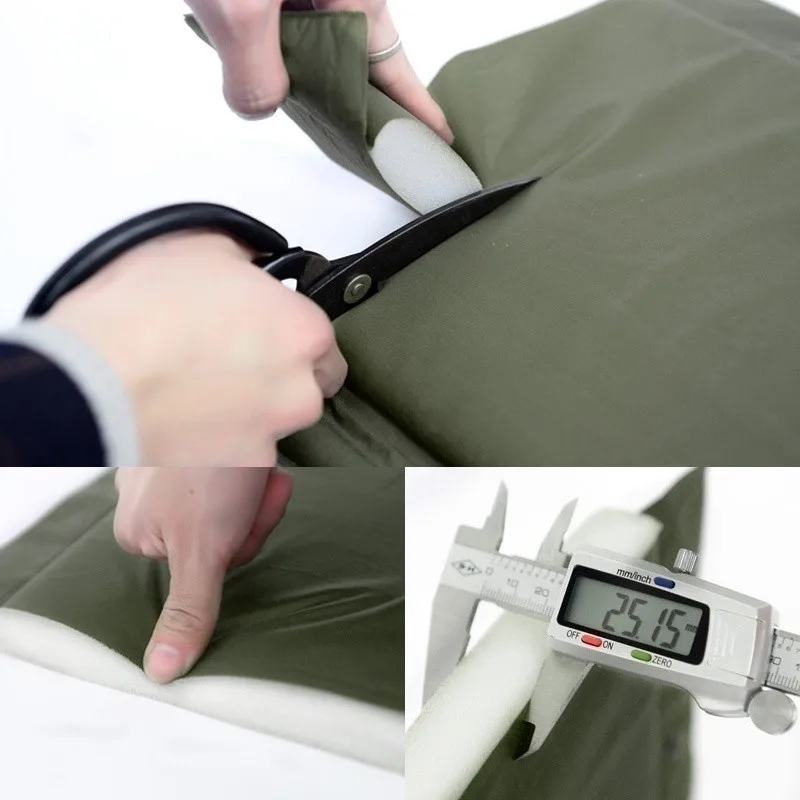 Description Picture 6 of itemSelf-Inflating Ultra light Camping Mat Automatic Air Mattress Camping Bed Picnic Mat Folding Inflatable Sleeping Pad with Pillow