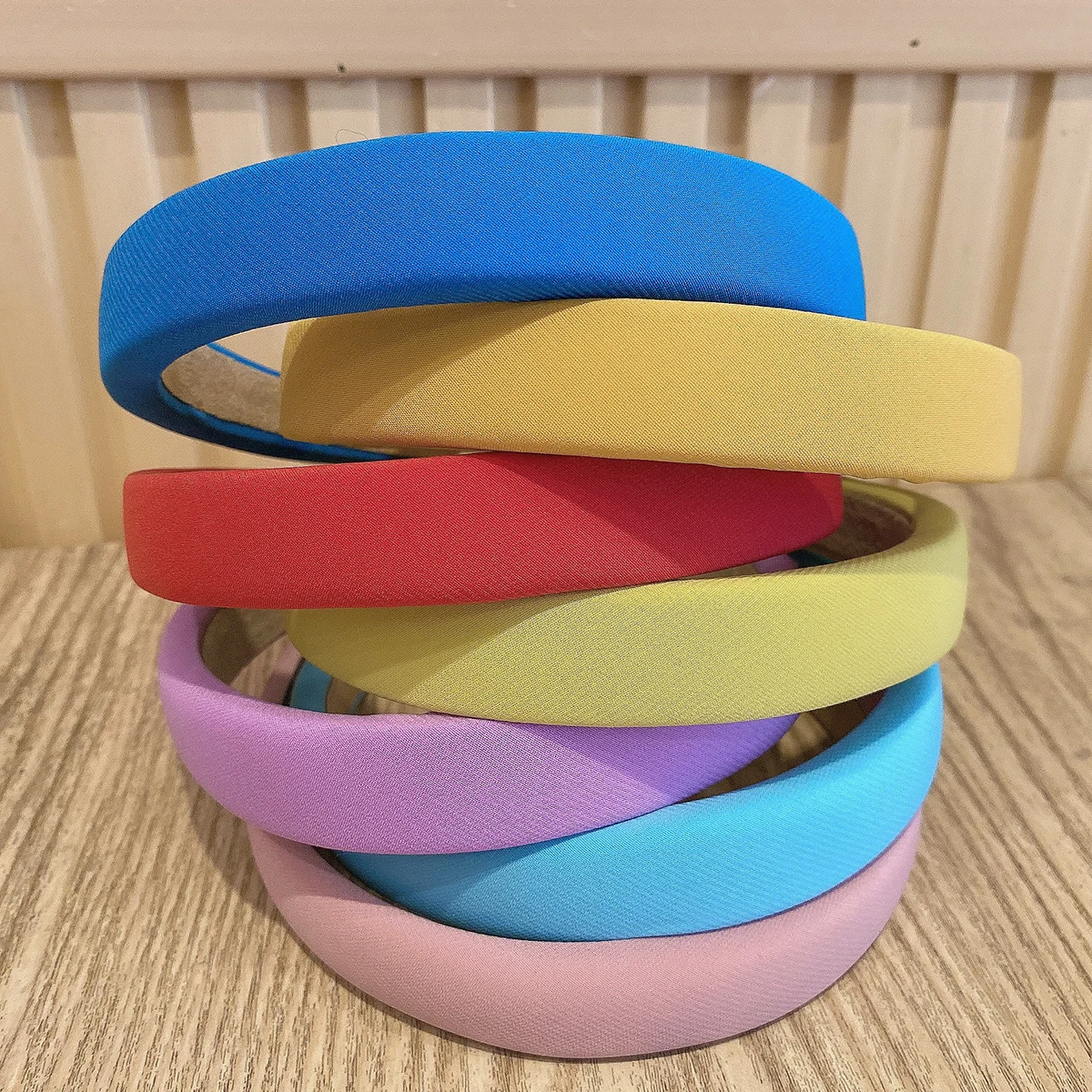 

1pc/bag Temperament Girl Super Soft Wide Hairband Simple Multicolor Sponge Headband Non-Slip Comfortable Headband