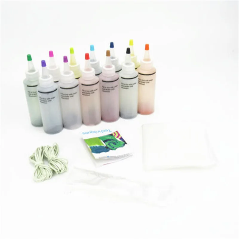 

12 Pc Tulip One Step Tie Dye Kit Vibrant Fabric Textile Permanent Paint DIY Set