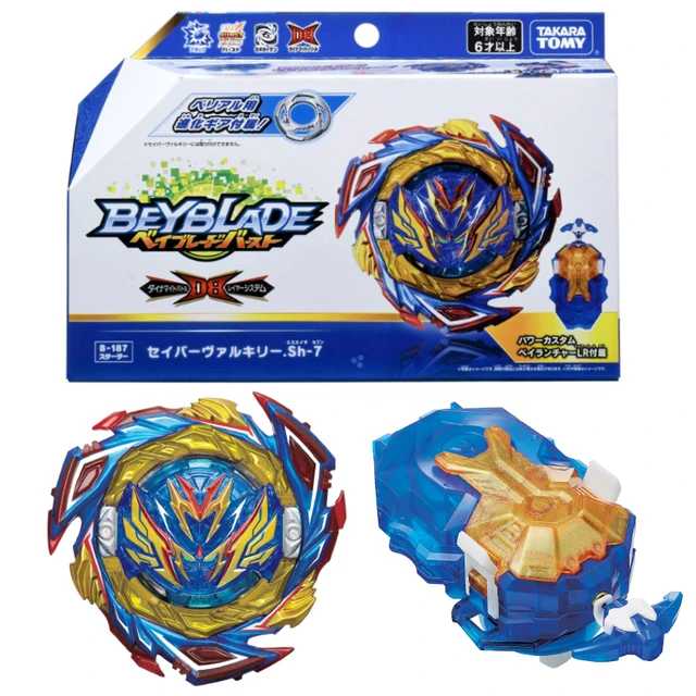 Pre-sale Original Takara Tomy Beyblade Burst B-187 Starter Saber Valkyrie.  Sh-7 With Launcher - Spinning Top - AliExpress