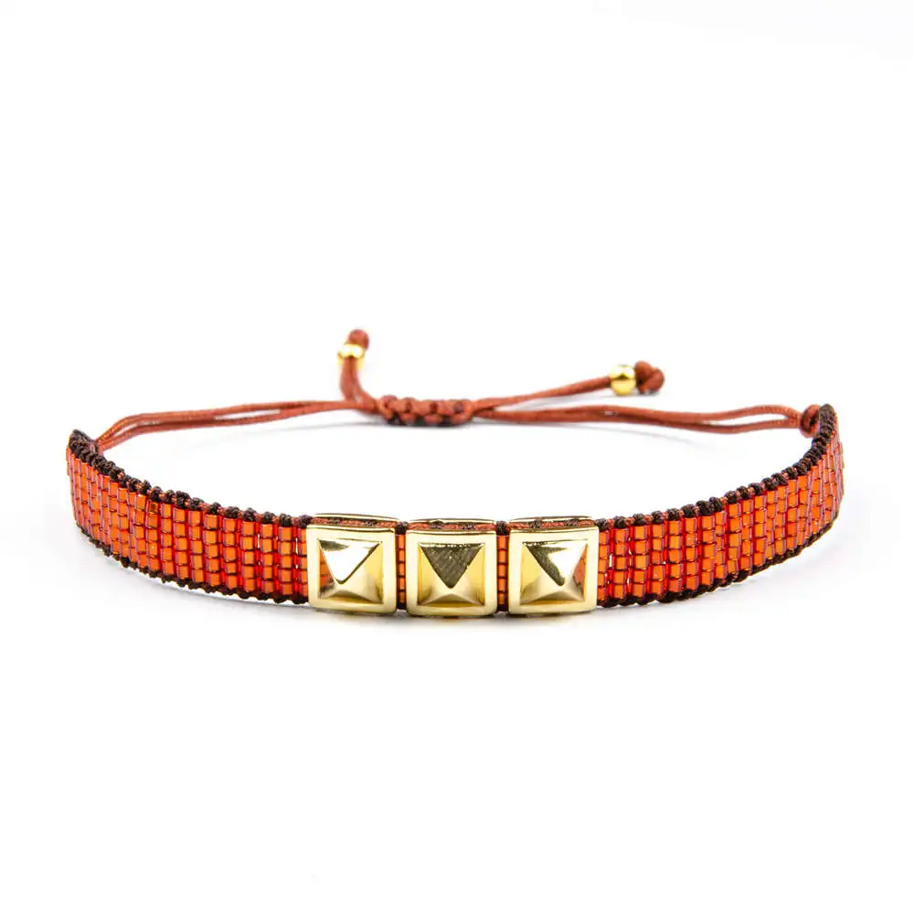 MI-B180426E jewelry Go2boho MIYUKI браслет evil eye Boho Браслеты Женские Pulseras Mujer Moda богемный Летний Пляжный ювелирные изделия ручной работы бисер для плетения - Окраска металла: MI-B180426E jewelry