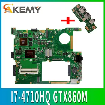 شراء إرسال اللوحة الأم G771JM I7-4710HQ GTX860M ل ASUS G771J G771JK اللوحة الأم G771JM اللوحة الرئيسية G771JM