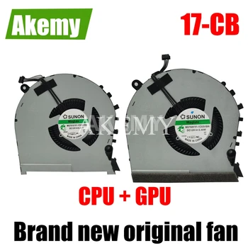 

New original CPU and GPU cooling fan For HP OMEN 17-CB TPN-C144 MG75091V1-1C010-S9A MG75091V1-1C020-S9A 4Pin