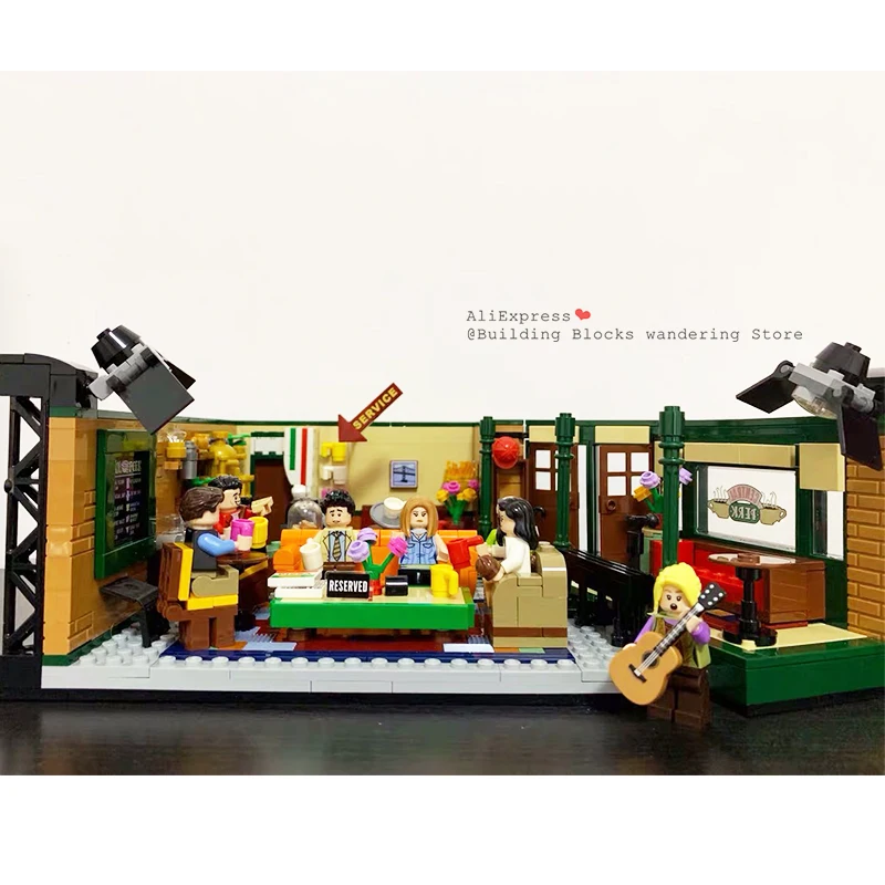 Goedkoop In Voorraad Klassieke Tv Amerikaanse Drama Vrienden Central Park Cafe Fit Legoinglys Vrienden Model Bouwsteen Bakstenen 21319 Speelgoed Gift
