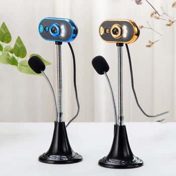 

USB3.0 HD LED Webcam Camera W/ Mic Night Vision For Computer PC Laptop Desktop