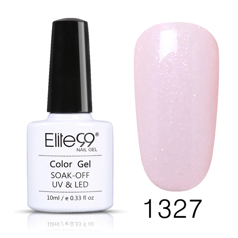 Elite99 10 MLUV, Гель-лак для ногтей, светодиодный, лампа, Гель-лак, Гель-лак, чистый цвет, Полупостоянный Гель-лак, грунтовка для ногтей - Цвет: 1327