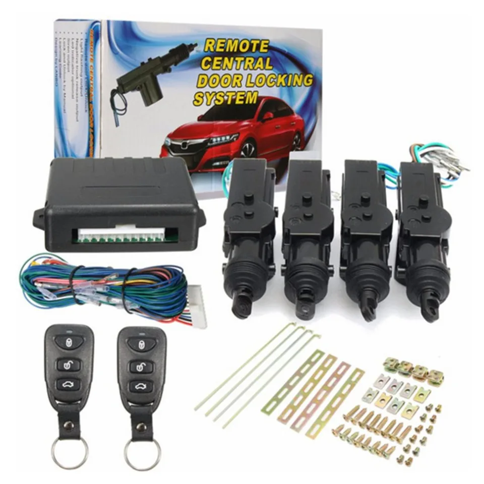 Chiusura centralizzata auto per Fiat Panda Young Kit Universale Telecomando set