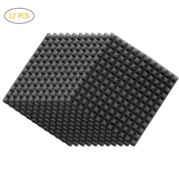 

12Pcs Soundproofing Foam Panels Acoustic Foam Sound Absorption Treatment Wall Panels Soundproof Absorption Treatment Panel