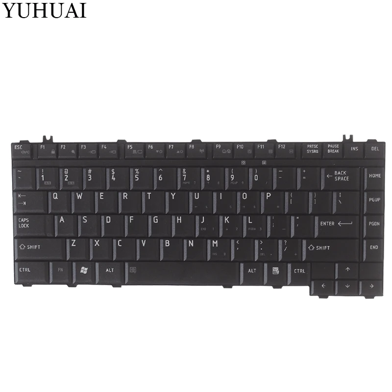 Черный Для TOSHIBA Satellite A200 M200 A300 M300 L300 L305D M205 L200 L205 серии клавиатуры ноутбука США черный - Цвет: Черный