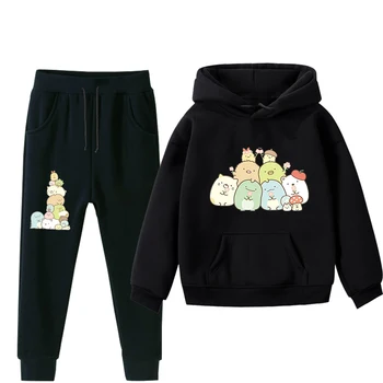 

Sumikko Hoodie Sets Kids Hoodies Toddler Boy Girl Winter Clothes Baby Sweatshirts with Legging Pants Kawaii Fashion Suits 2pcs