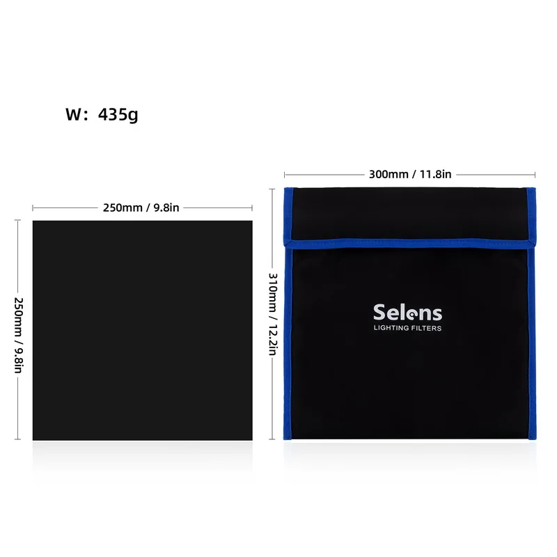Correção de Cor Folha de Luz Foto com Bolsa Gel de Iluminação Kit para Estúdio Selens Filtros Pces Cor Transparente Filme 25x25cm 20 - Image 6