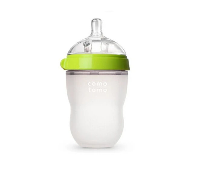 100% Silicone Baby Bottle 250ml 8oz 150ml 5oz baby milk feeding bottle for baby