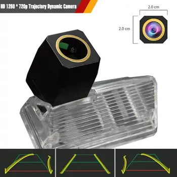 

HD 1280x720p Golden Camera Rear View Backup Camera Trajectory Dynamic Parking Line for Toyota MARK REZI 2010-2015