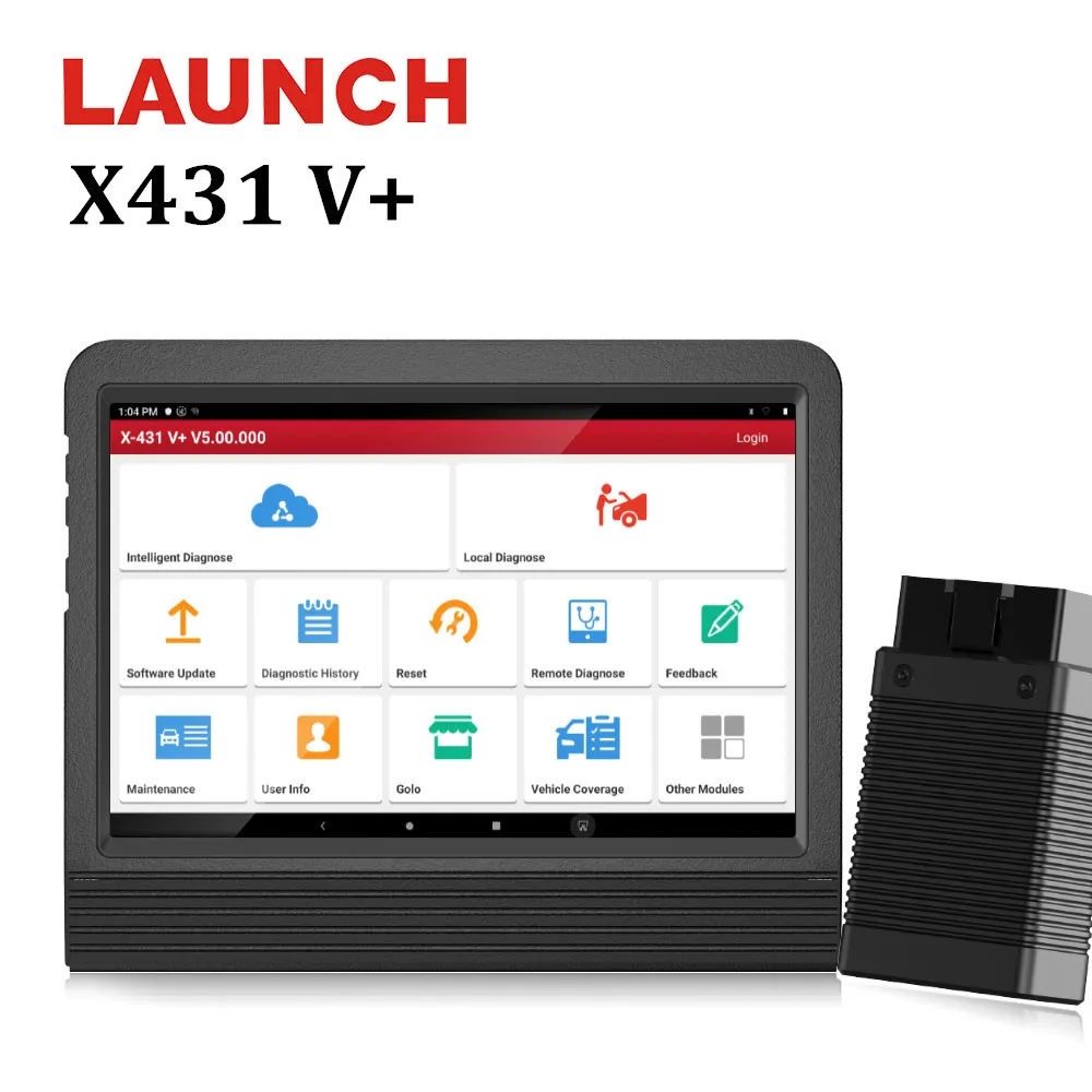 Оригинальный Запуск X431 V + plus Wifi/Bluetooth стандартная полная система два года