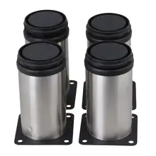 4 шт мебельная ножка из нержавеющей стали регулируемый шкаф круглая ножка мебельные аксессуары