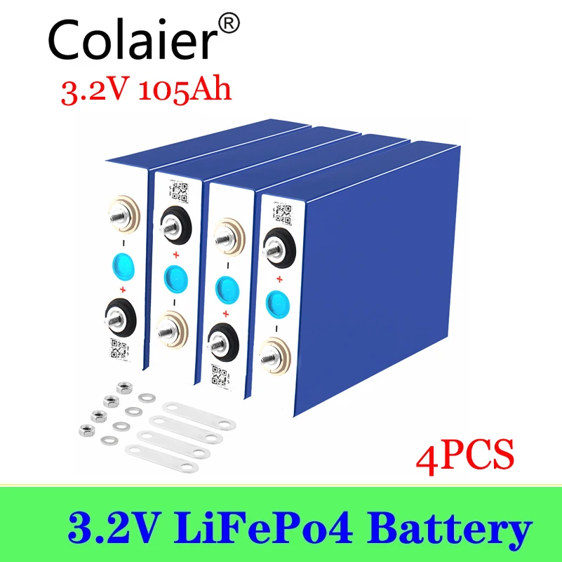 Аккумулятор Colaier литий-железо-фосфатный для лодки 3 2 В 90 Ач 4 шт. | Электроника