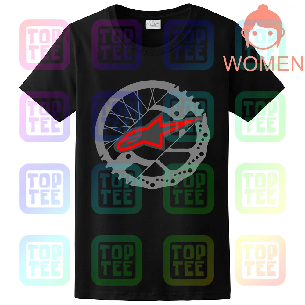 Women-Black Альпийская звезда ротор футболка - Цвет: Women-Black